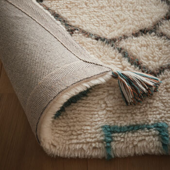 Origins Berber Knotted Chain Ivory/Multi Rug, 4 of 4