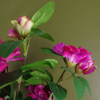 Artificial Rhododendron Flowering Plant Pink, 2 of 4