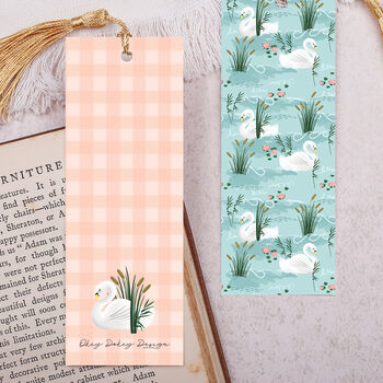 Swan Bookmark With Coloured Tassel, 2 of 3