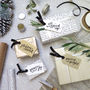 Luxury Hand Lettered Christmas Tags X8, thumbnail 1 of 3