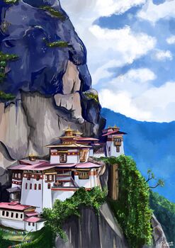 Bhutan Art Print, 3 of 4