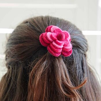 Felt Four Flower Hair Band, 3 of 6