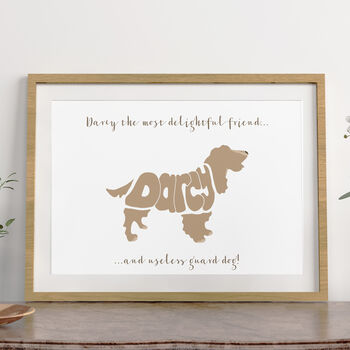 Personalised Cocker Spaniel Print, 7 of 10