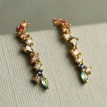 Rainbow Jewel Earrings, 4 of 8