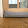 Light Grey Waterproof Draught Stopper With Filling, thumbnail 3 of 4