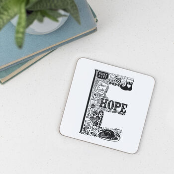 Noel Christmas Coaster Set Of Four, 5 of 6