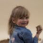 Personalised Embroidered Butterfly Children's Denim Jacket, thumbnail 8 of 8