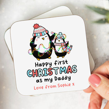 'First Christmas As My Daddy' Personalised Mug, 2 of 2