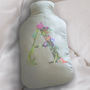 Personalised Name Floral Letter Hot Water Bottle Cover, thumbnail 2 of 8
