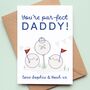 Personalised Golf Father's Day Card, thumbnail 1 of 6