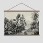 Vintage Monochrome Tropical Wall Hanging, thumbnail 3 of 5