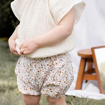 Floral Printed Cotton Children's Bloomers, 2 of 5