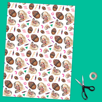 Ru Paul Patterned Wrapping Paper, 2 of 4