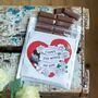 Valentine's I Love The Bones Of You Artisan Chocolate Bar, thumbnail 1 of 4