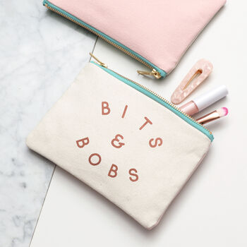 'Bits And Bobs' Little Pouch Makeup Bag, 3 of 5