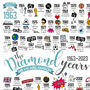 Personalised 60th Diamond Wedding Anniversary Print, thumbnail 9 of 10