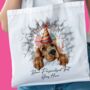 Personalised Cocker Spaniel Birthday Break Through Dog, thumbnail 8 of 8