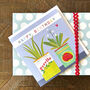 Happy Birthday Plant Card, thumbnail 1 of 5