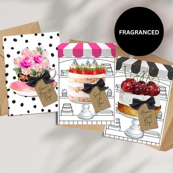 Personalised Sweet Birthday Cake Card For Her, 2 of 7