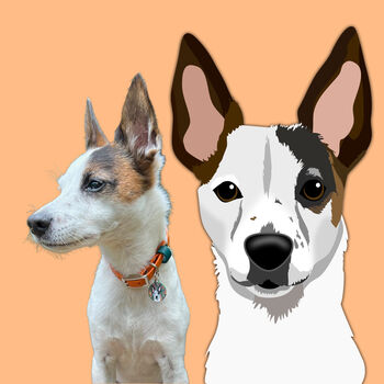 Personalised Pet Portrait Digital Illustration, 2 of 12