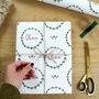 Personalised Botanical Name Wrapping Paper, thumbnail 1 of 5