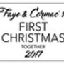 First Christmas Personalised Candle, thumbnail 3 of 4