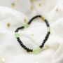 Black Green Beads Evil Eye Indian Nazaria Bracelet, thumbnail 6 of 8