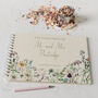 Personalised Wildflowers Wedding Guest Book, thumbnail 2 of 10