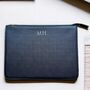 Personalised Monogram Faux Leather Document Holder, thumbnail 4 of 6