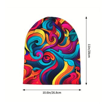 Soft Chemo Headwear Beanie Hat Bandana Bright Swirls, 7 of 7