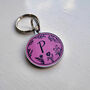 Stencil Wildflowers Personalised Pet ID Tag, thumbnail 2 of 9