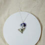 Forget Me Not Sterling Silver Necklace, thumbnail 1 of 2