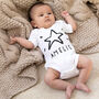 Personalised New Baby Star Babygrow, thumbnail 3 of 6