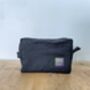 Recycled Denim Wash / Cosmetic Bag Made From Jeans, thumbnail 2 of 3