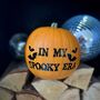 Taylor Swift Inspired In My Spooky Era Pumpkin Sticker, thumbnail 1 of 3