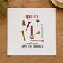 80th Birthday Golf Handkerchief Pair– Personalised “Eight Tee And Still On Par” Gift, thumbnail 1 of 6