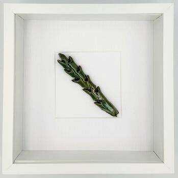 Kitchen Wall Decor: Ceramic Asparagus Wall Art, 3 of 3