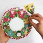Christmas Wreath Cross Stitch Kit, thumbnail 11 of 11