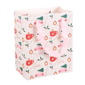 Medium Sugarplum Fun Christmas Print Gift Bag 23cm, 2 of 3