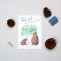 Daddy Bear And Bear Cub Father's Day Card, thumbnail 2 of 2