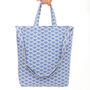 Ikigai Tote Bag In Blue, thumbnail 4 of 4