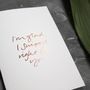 'I'm Glad I Swiped Right For You' Love Valentines Card, thumbnail 2 of 4