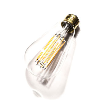 Pear Shape LED Filament Bulb E27, 2 of 3