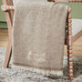 Personalised Herringbone Wool Blanket, thumbnail 1 of 4