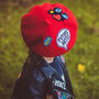Kids Personalised French Style Beret Hat With Patches, thumbnail 7 of 12