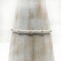 50th Birthday 9ct Gold And Silver Milestone Bracelet, thumbnail 2 of 11