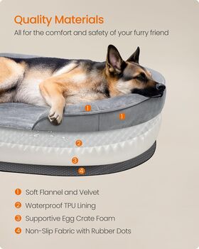 Orthopaedic Dog Sofa Bed Foam Cushion, 5 of 6