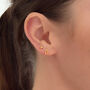 Wishbone Gold Vermeil Plated Studs, thumbnail 1 of 4