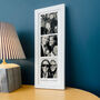Personalised Photo Booth Strip Framed Print, thumbnail 5 of 7