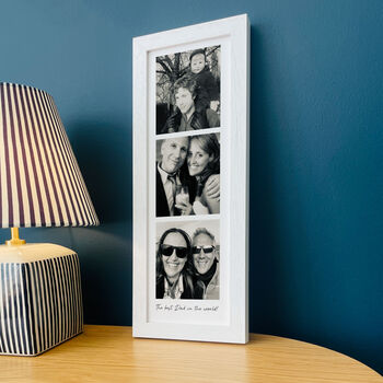 Personalised Photo Booth Strip Framed Print, 5 of 7
